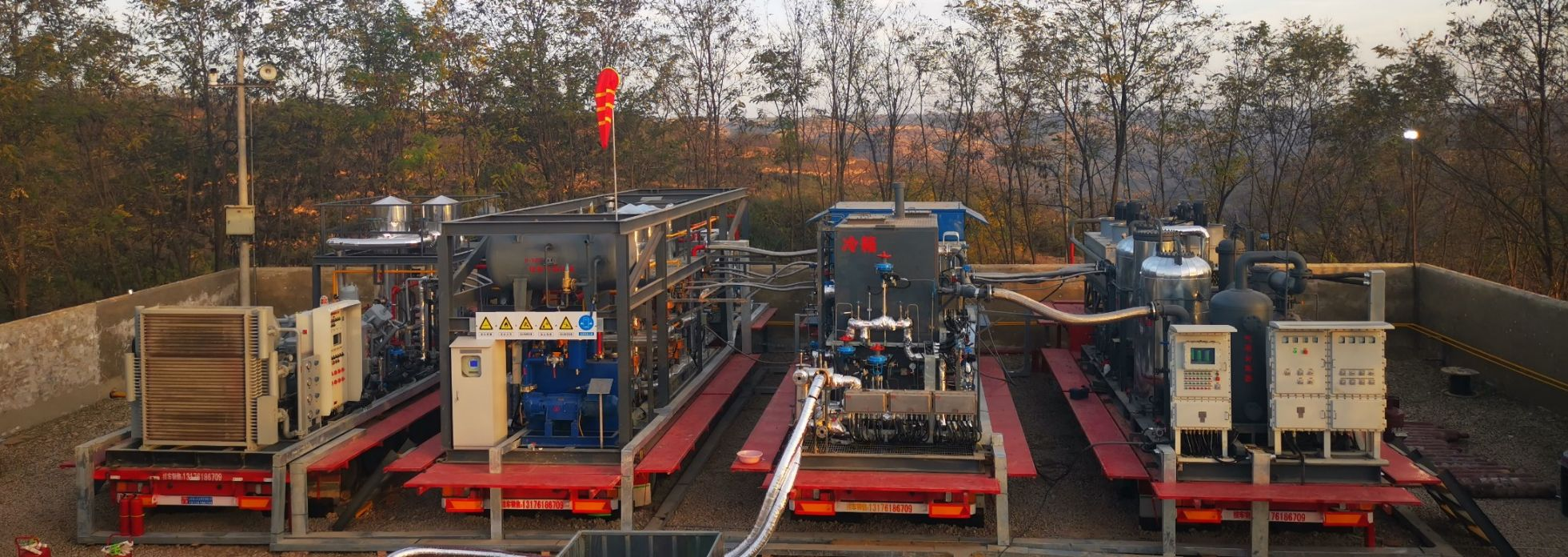 車(chē)載移動(dòng)式油田伴生氣液化裝置