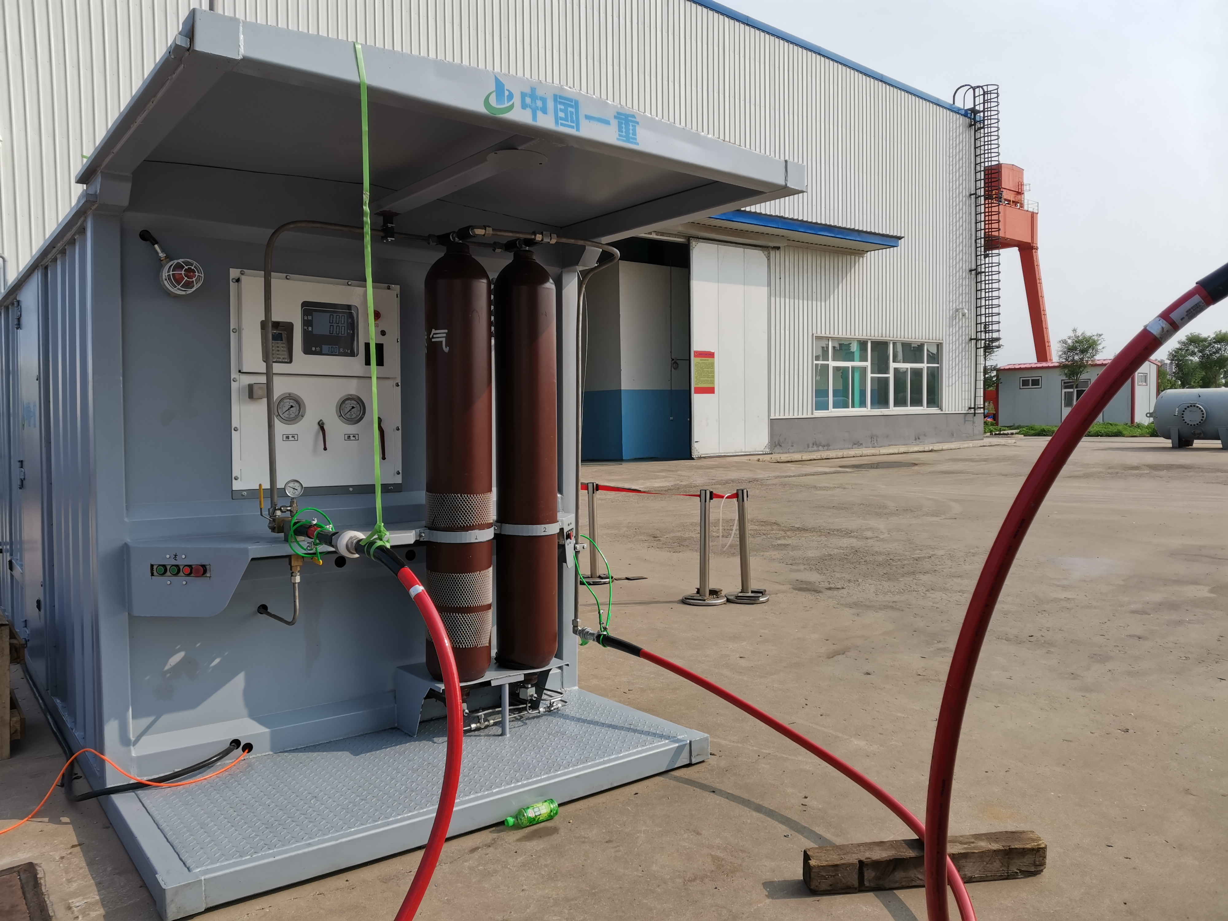 撬裝液壓驅(qū)動(dòng)瓶式井口天然氣收集壓縮裝備