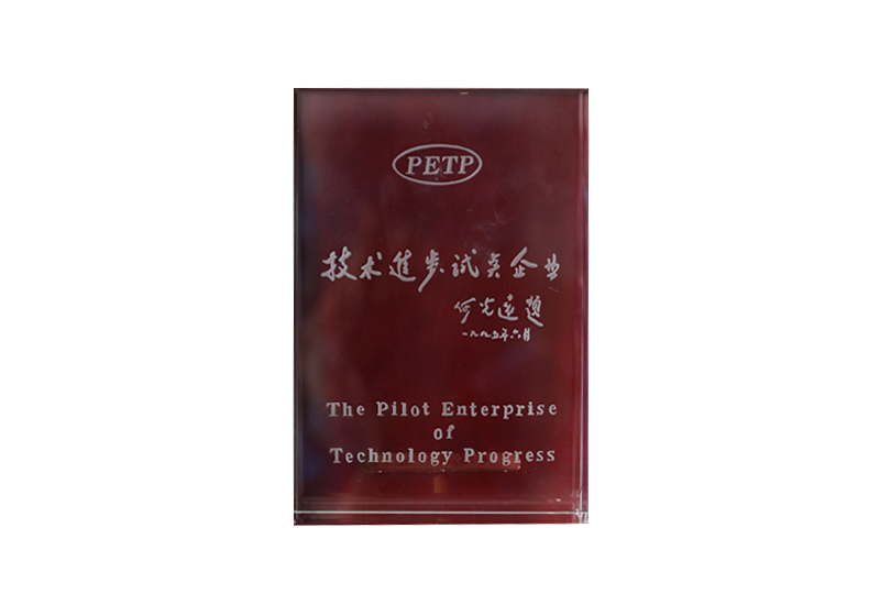 PETP技術(shù)進(jìn)步試點(diǎn)企業(yè)