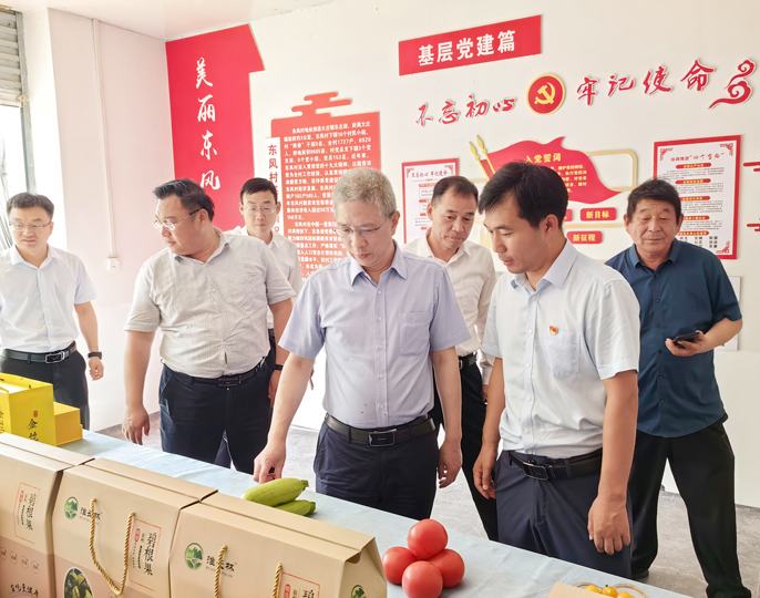 徐鵬一行赴安徽泗縣開展鄉(xiāng)村振興幫扶調(diào)研